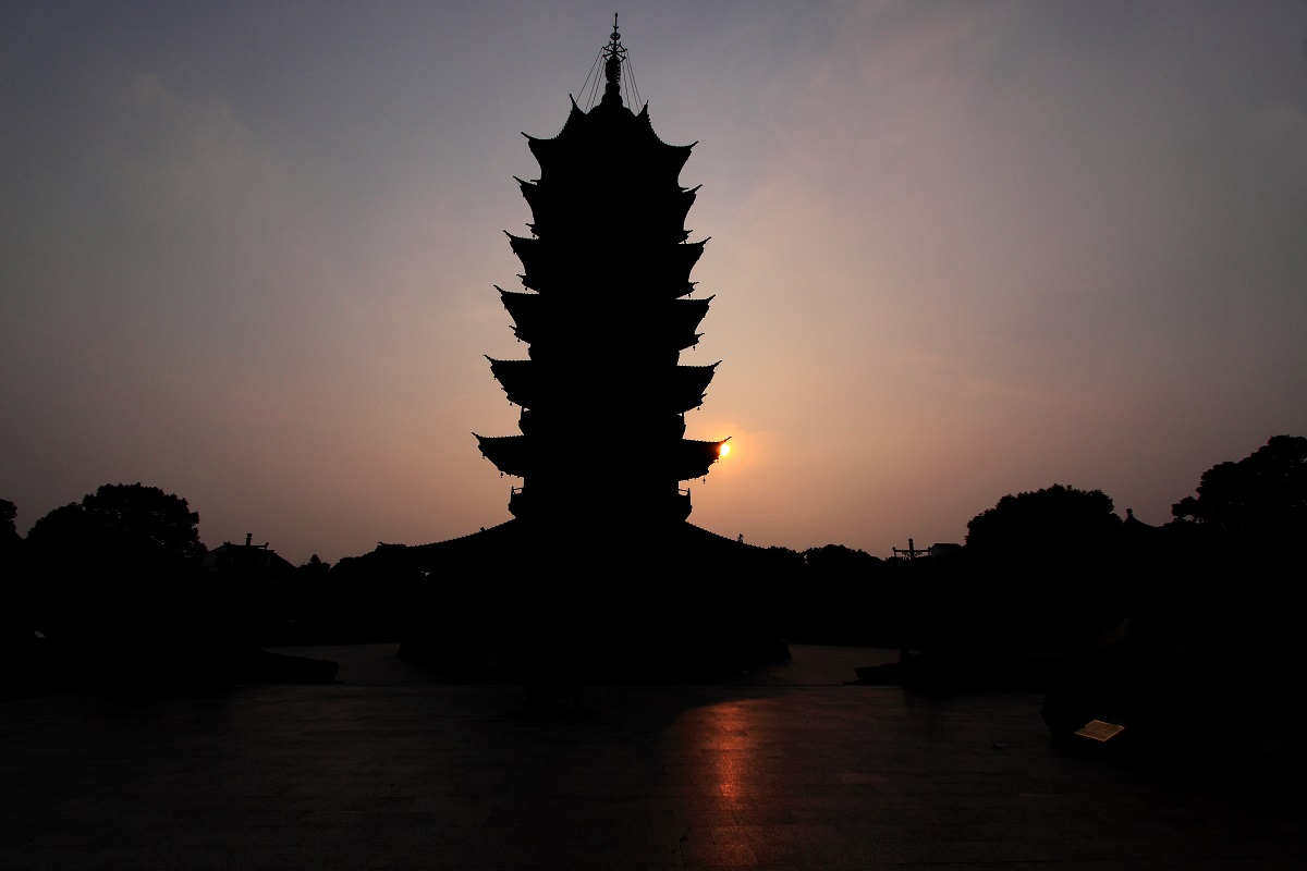 Cina - Pagoda a Suzhou...