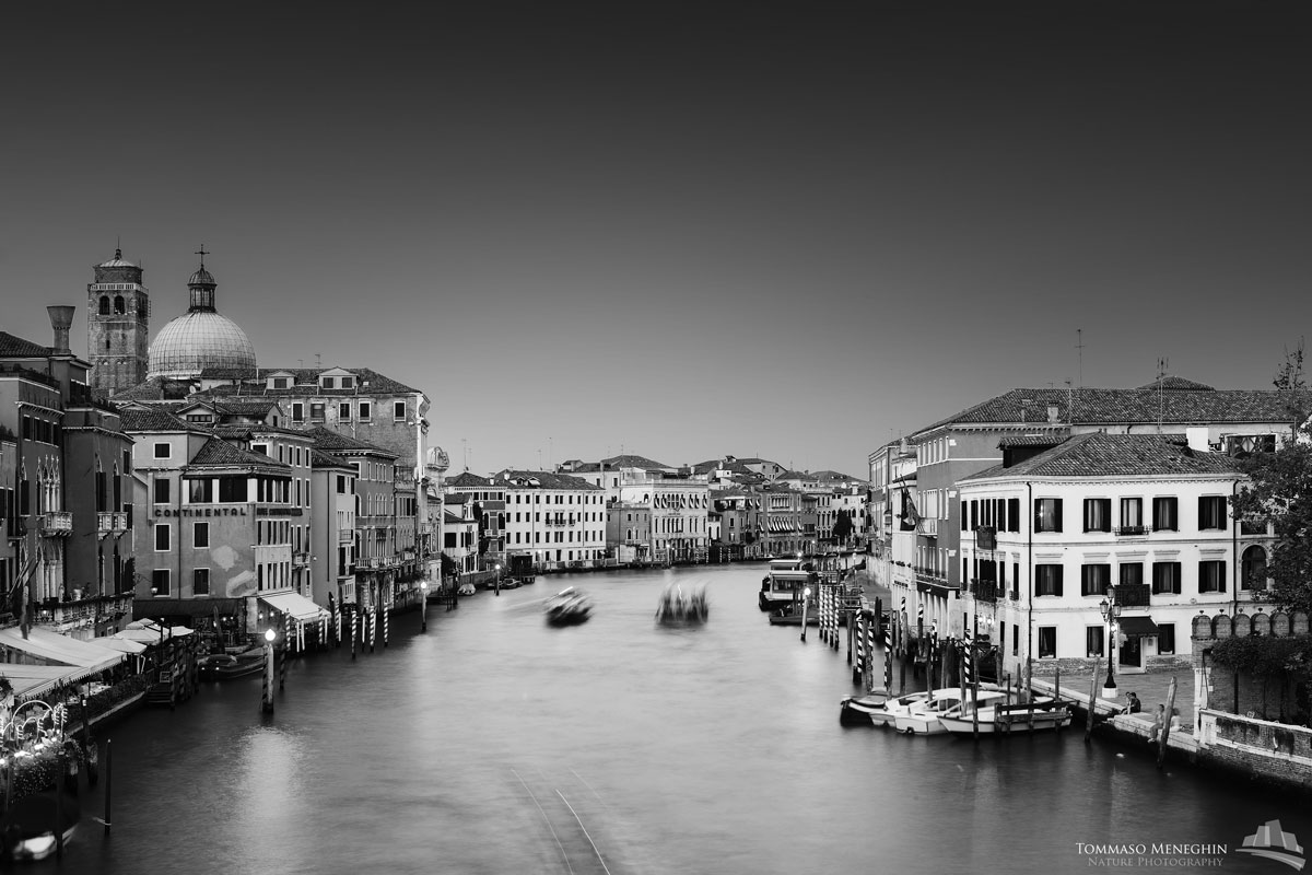 Black and white Venice...