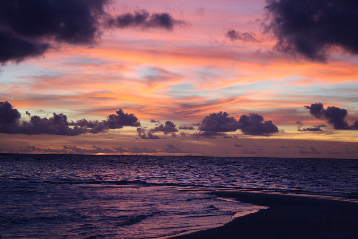 Tramonto maldiviano...