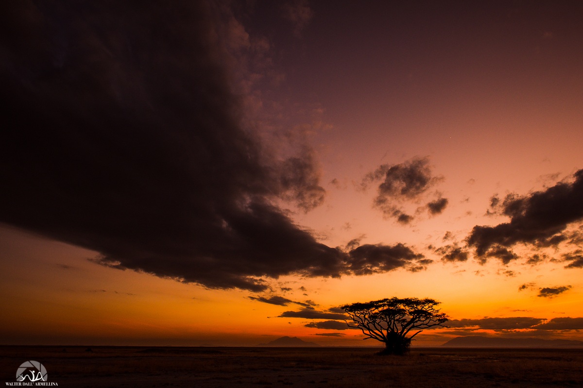Tramonto in Amboseli...