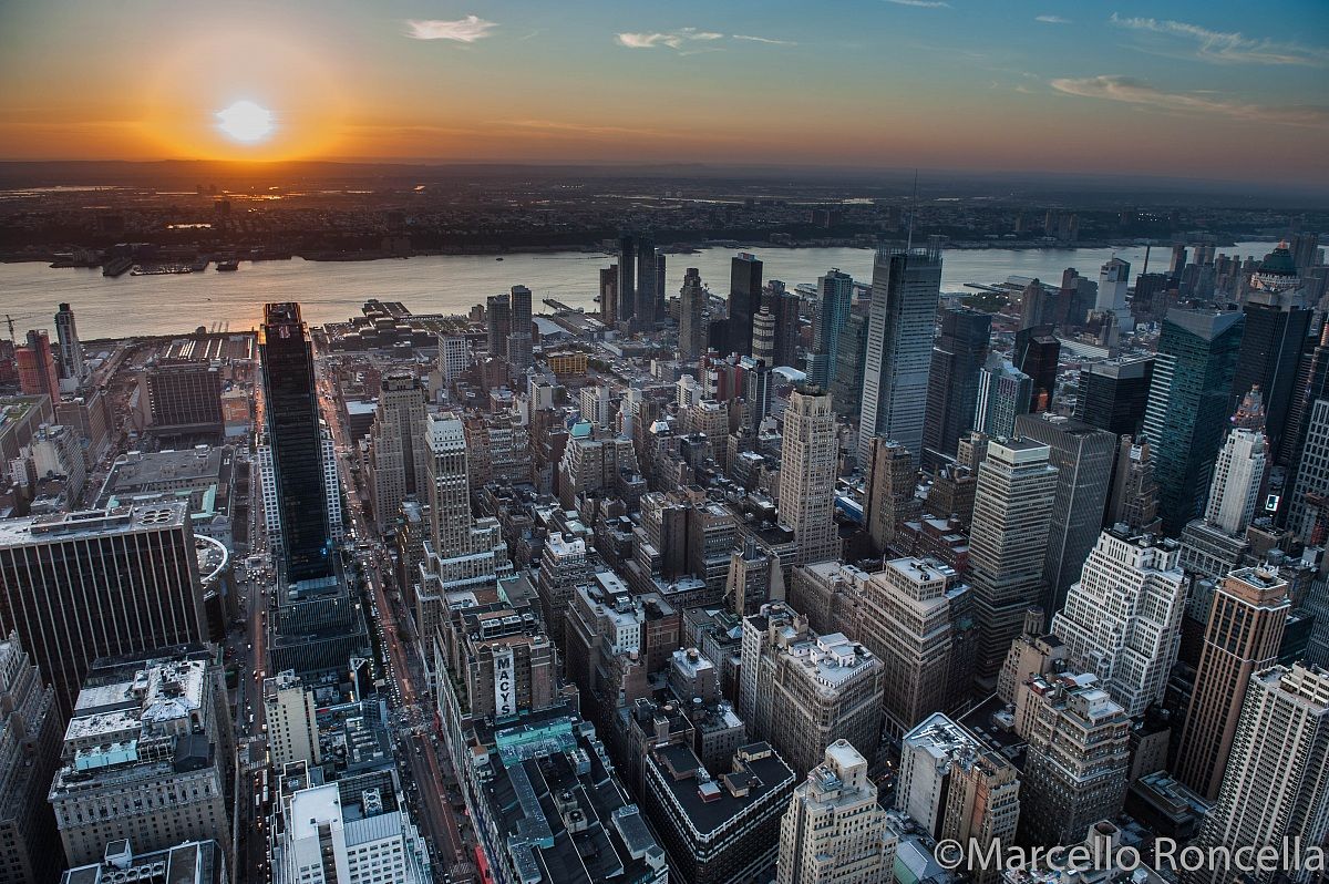 New York al tramonto...