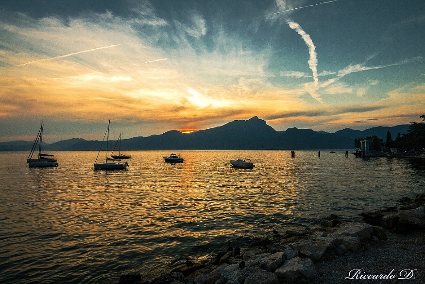 tramonto a Garda...