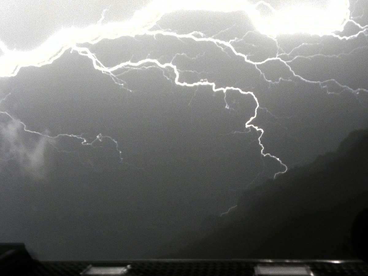 Lightning...