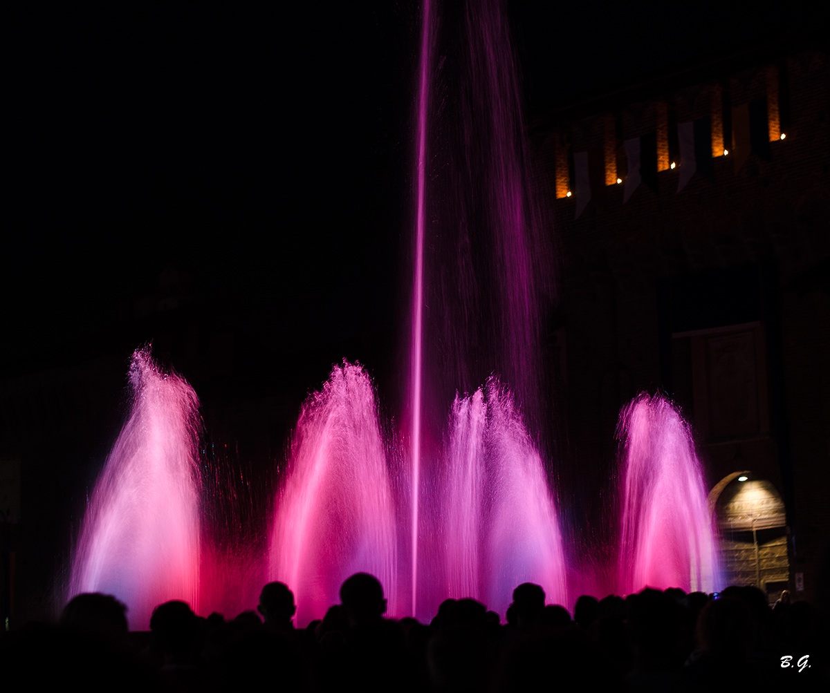 Dancing fountains...