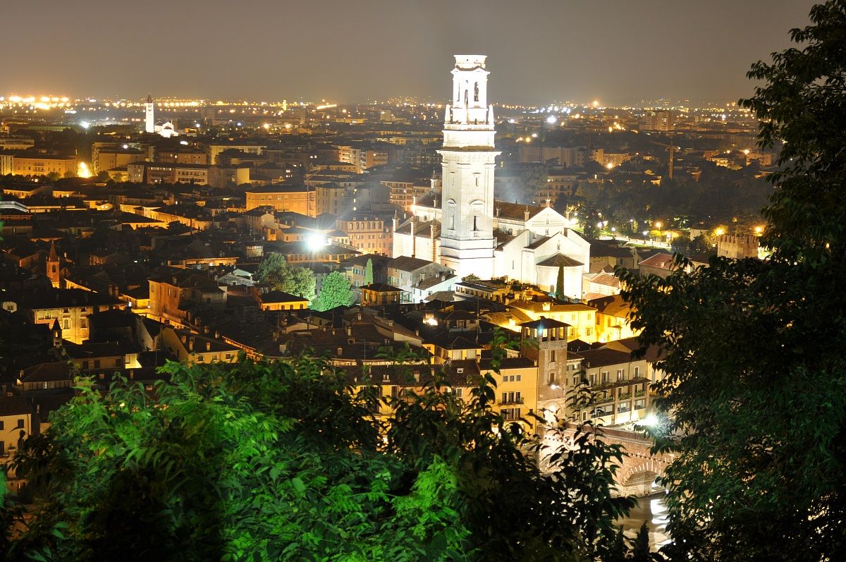 Verona at night...