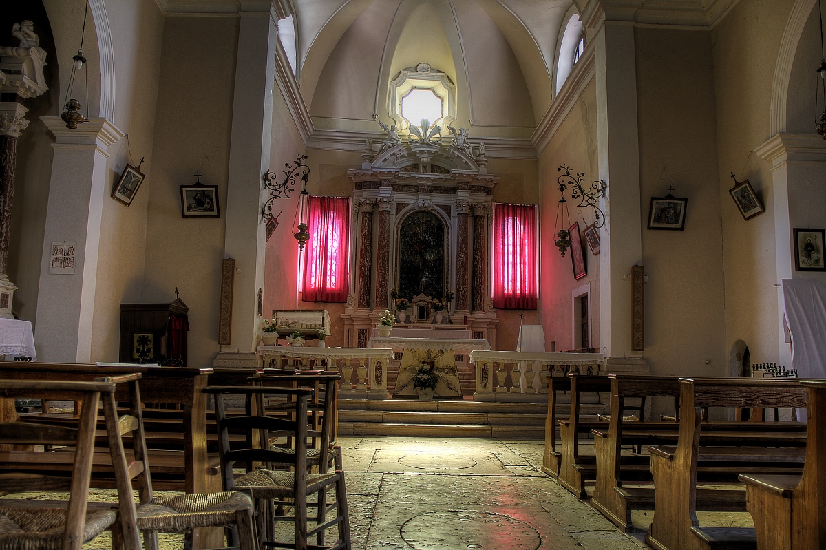 inside church of 1300...