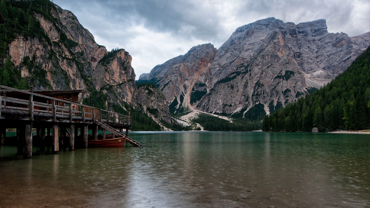 A rainy day in Braies...