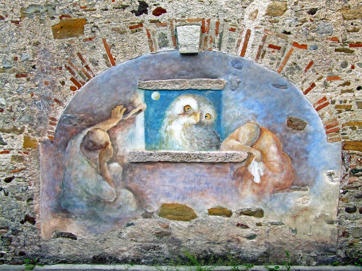the wall painting...