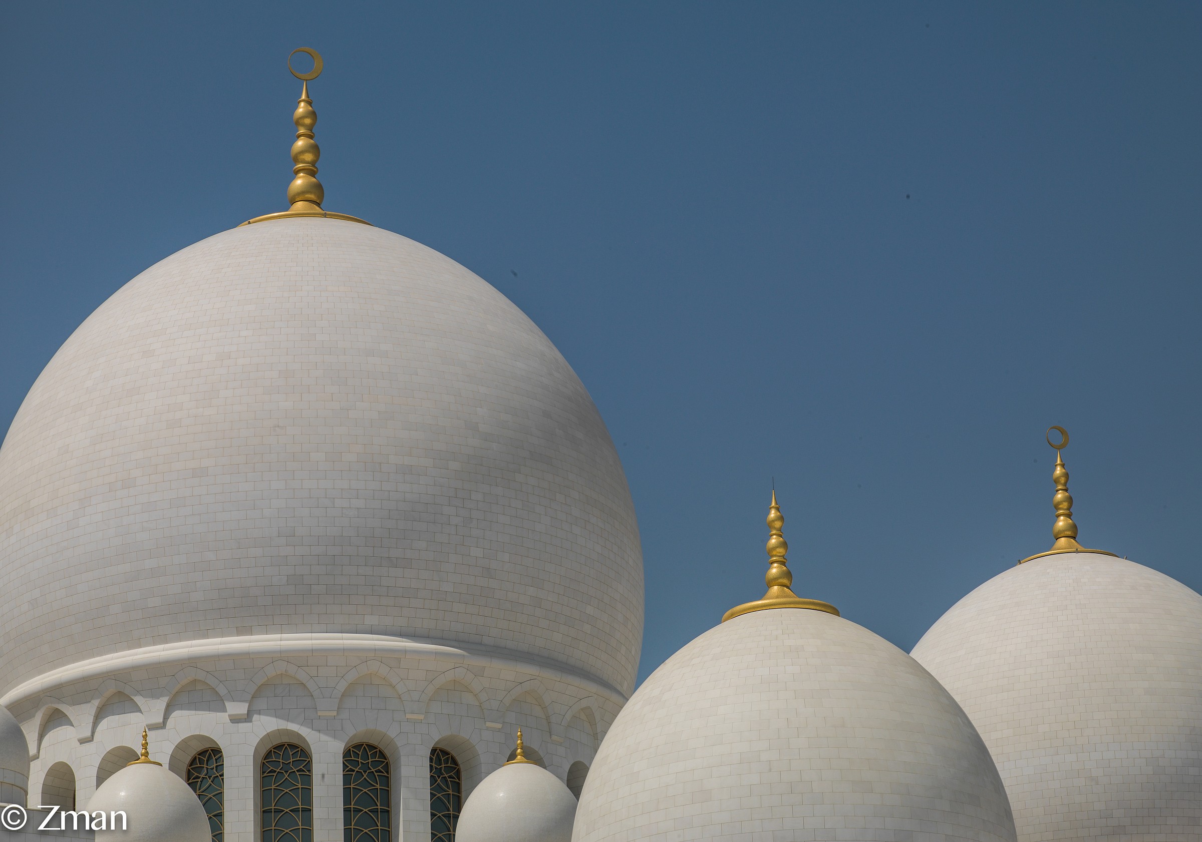 Domes of Shk Zayed Mosque...