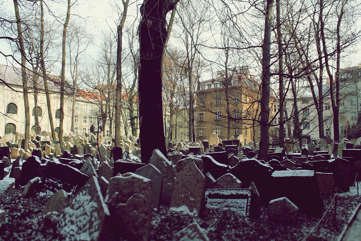 Il cimitero ebraico di Praga...