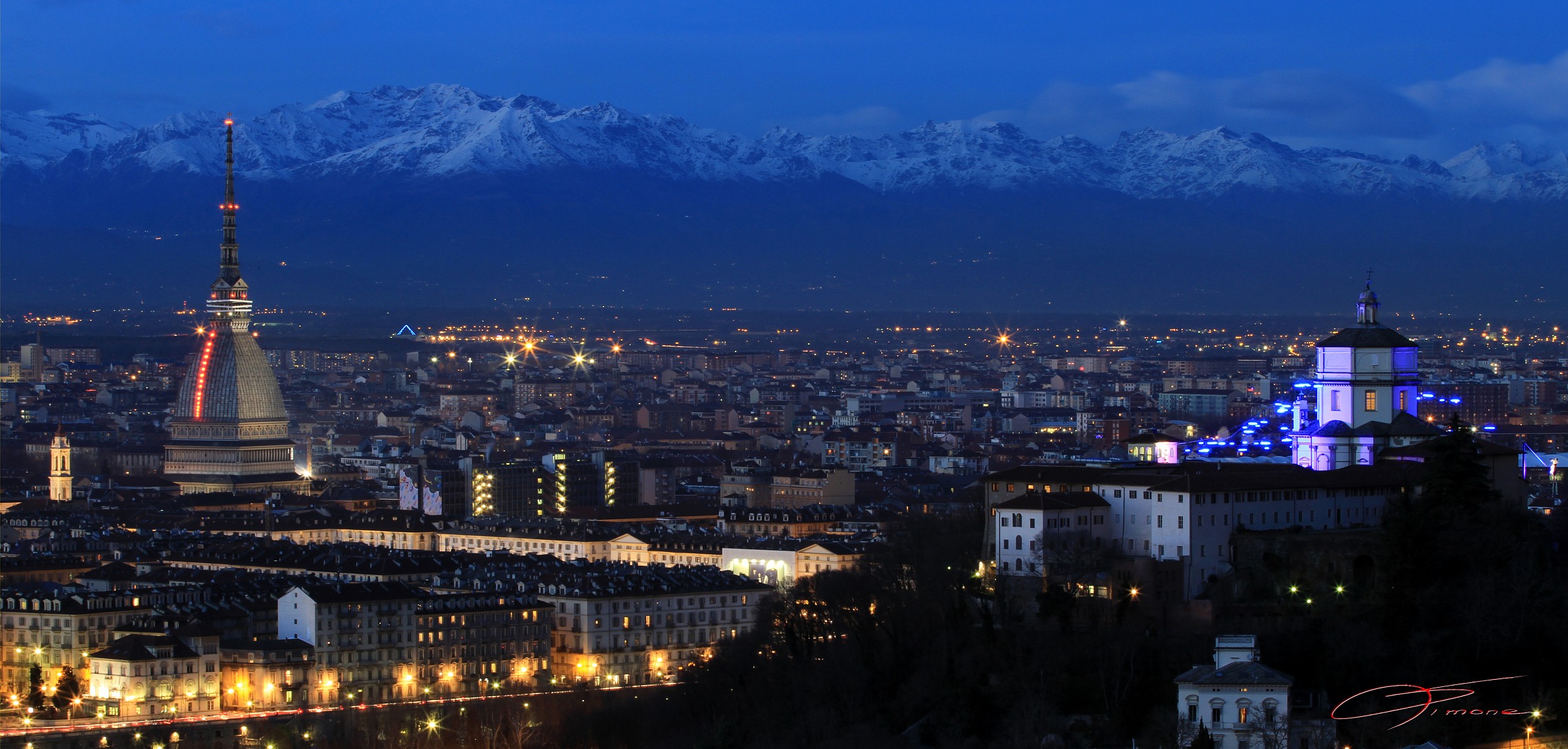 Turin from Mount of the Capuchins...