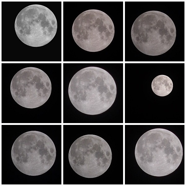 How many moons tonight ......