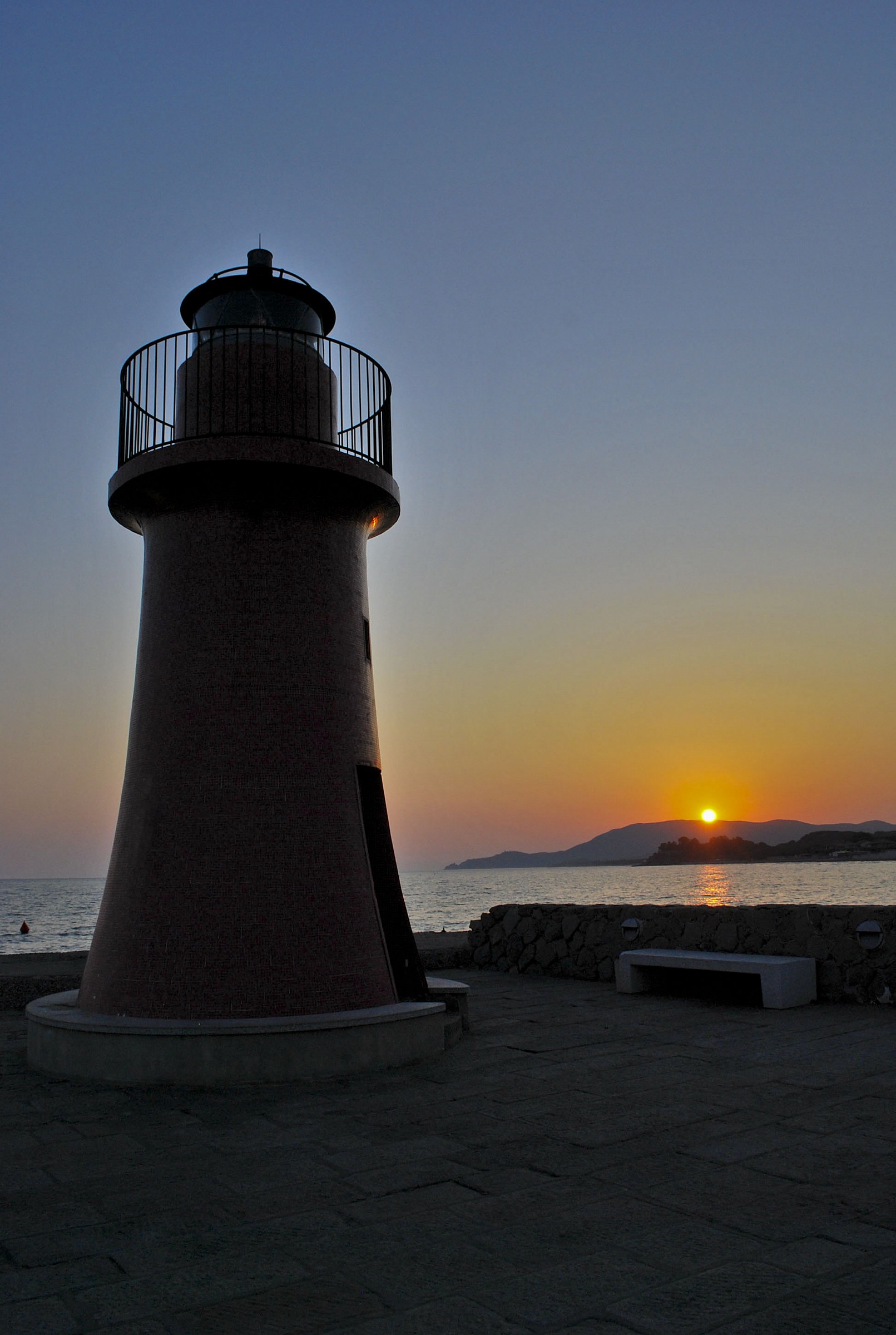 sunset at the lighthouse...