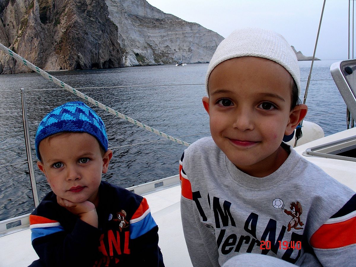 my two little sailors...