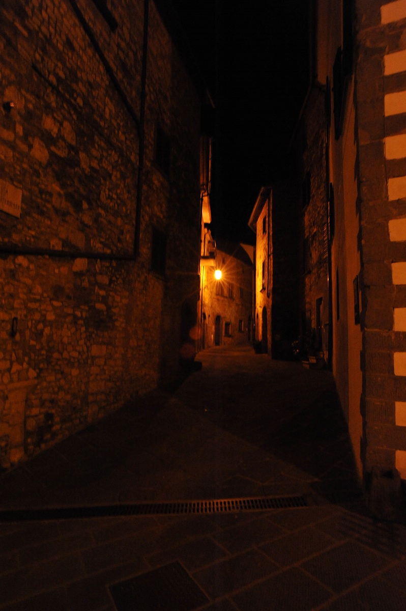 An alley of Radda in Chianti...