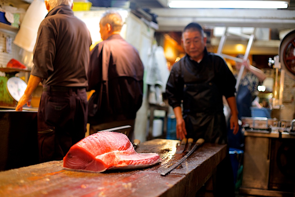 Tsukiji - Tokyo Mercato del pesce...