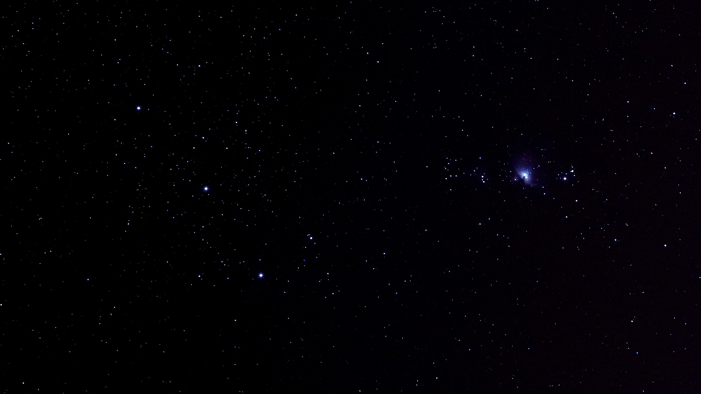 Cintura di Orione e M42...