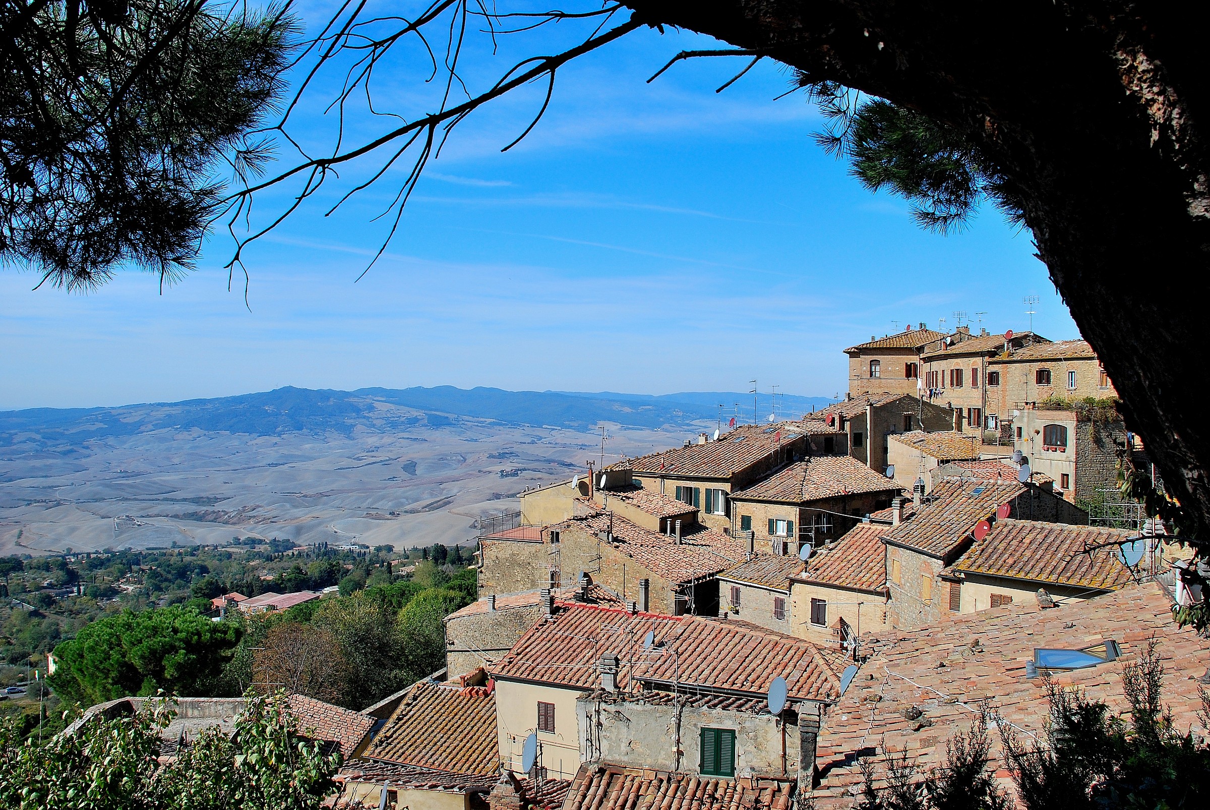 Panorama from Volterra...