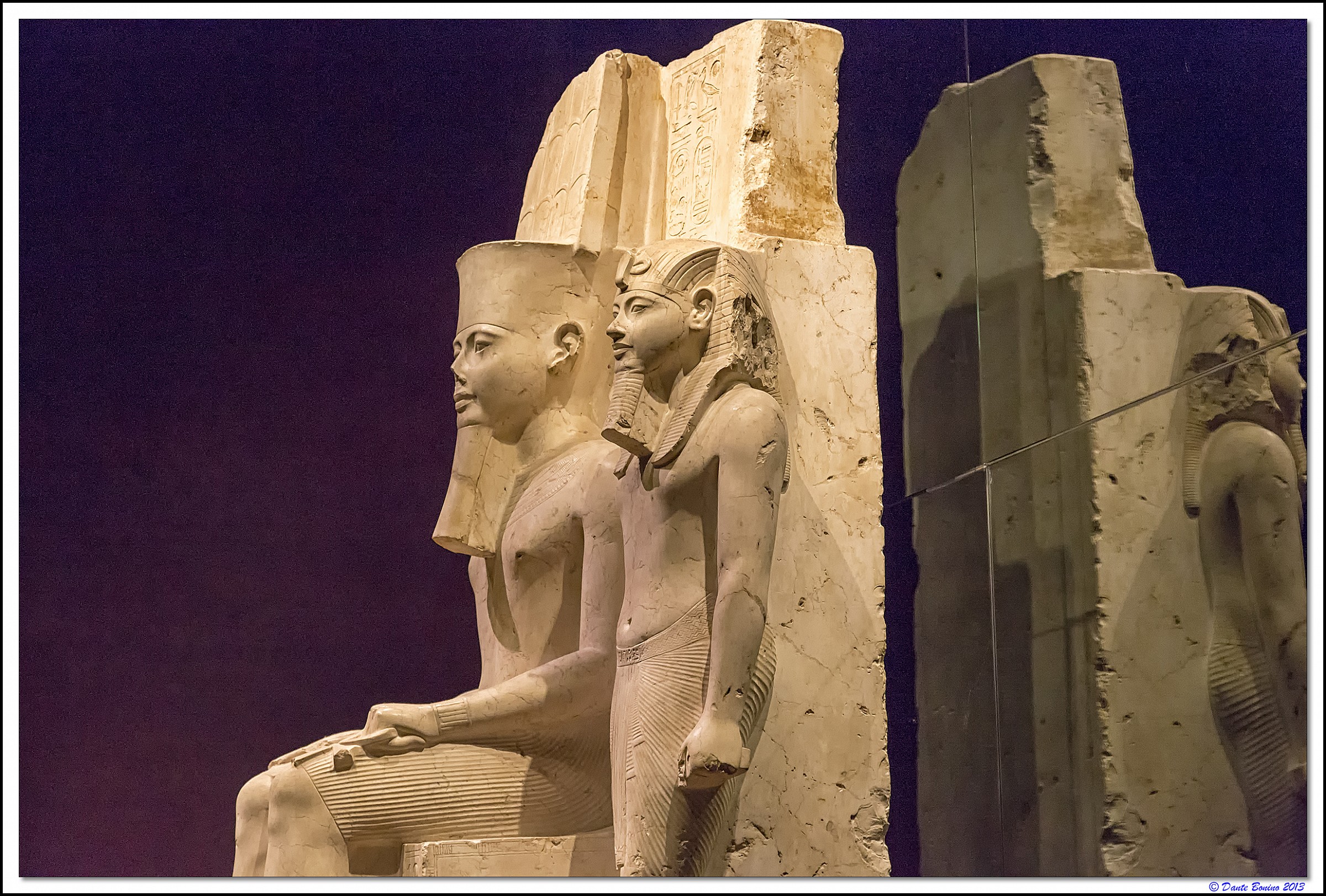 God Amun with Tutankhamun...