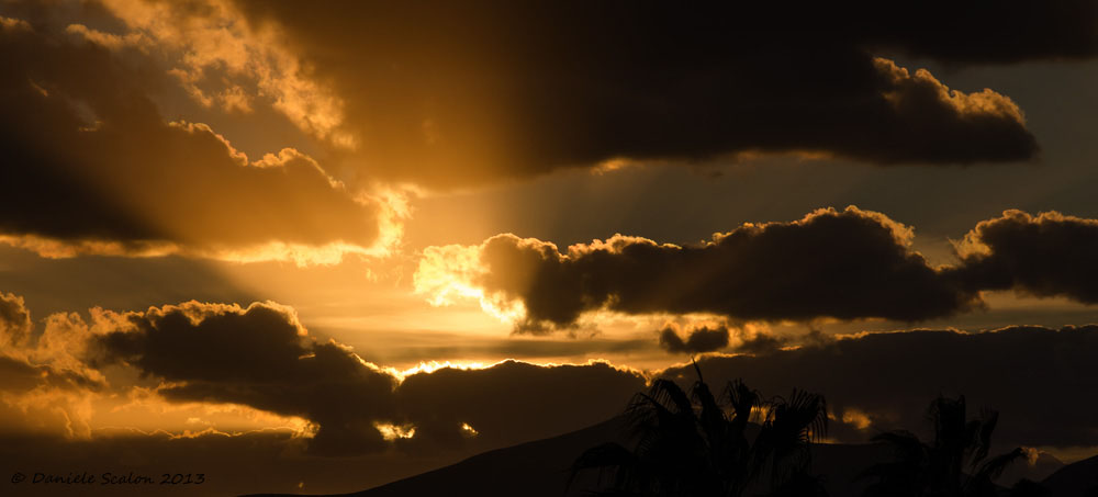 Sunset in Lanzarote...