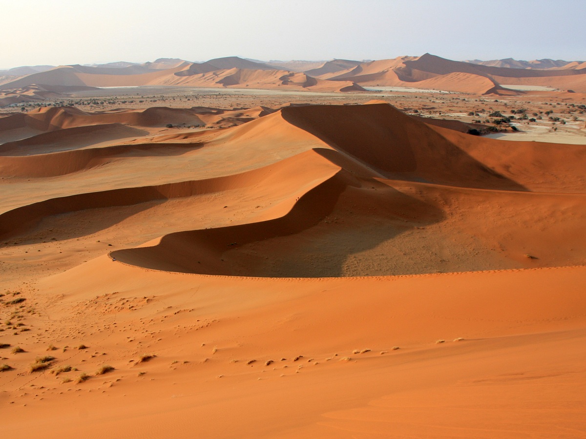 Namib-Naukluft Nat'l Park - view from the dune "big mama"...