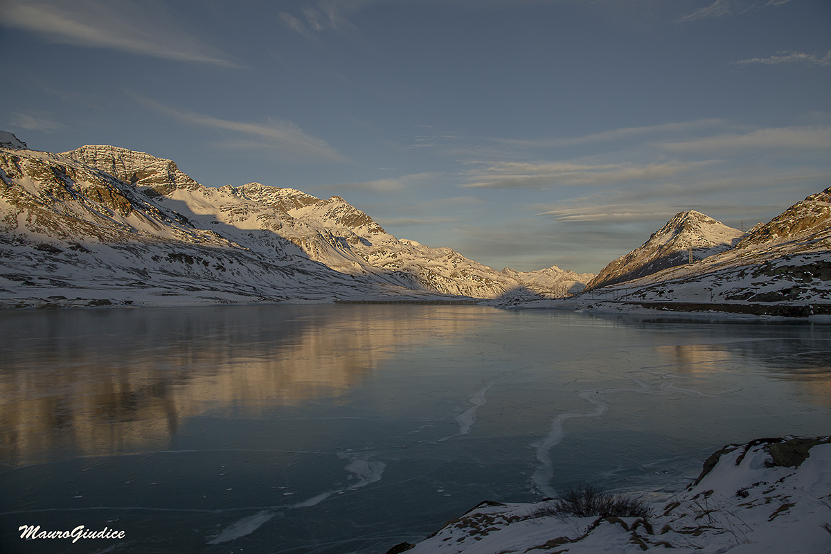 lago Bianco:l'alba...