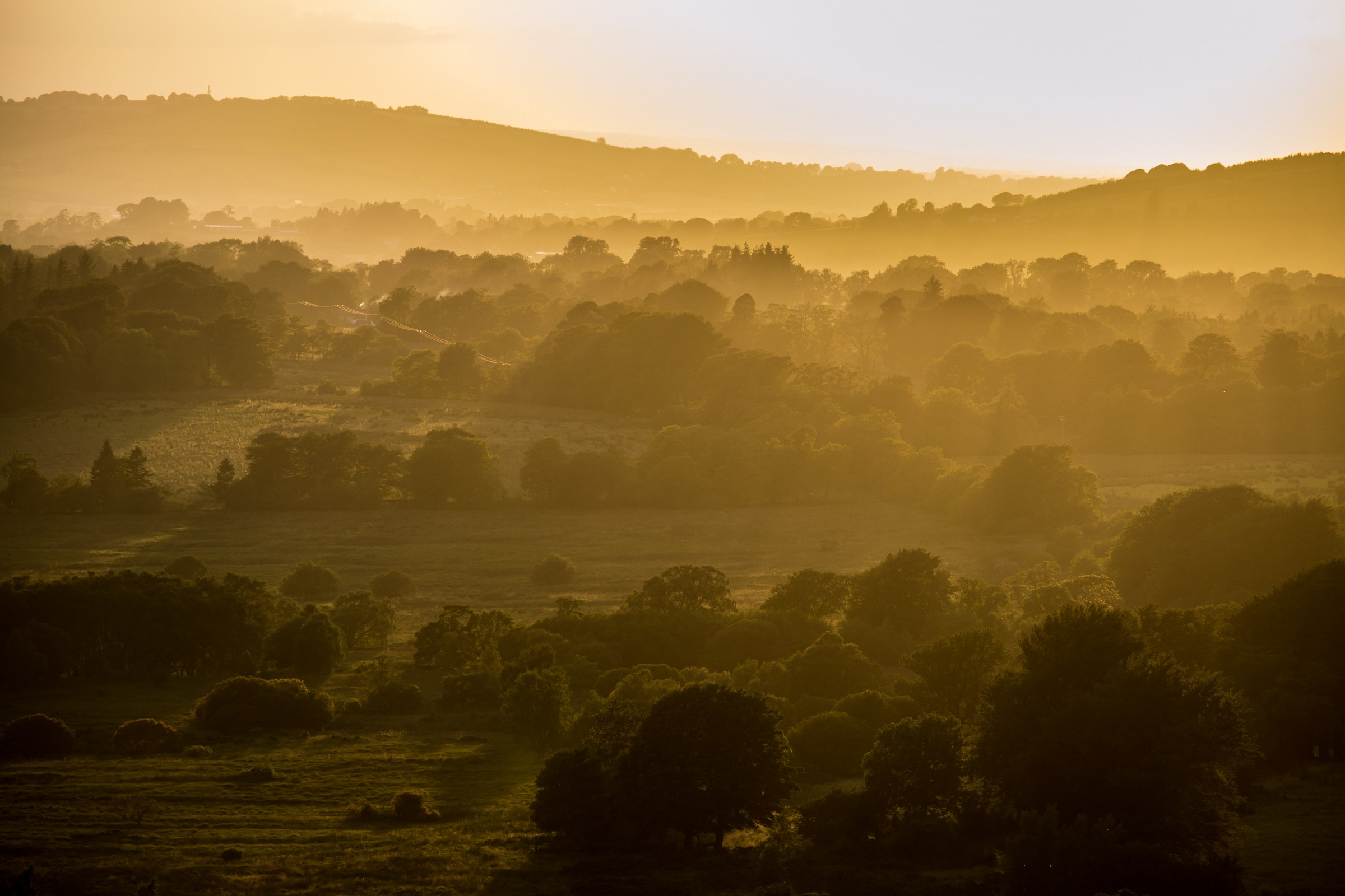 The perfect Sunset I (Wicklow Mountains, Ireland)...
