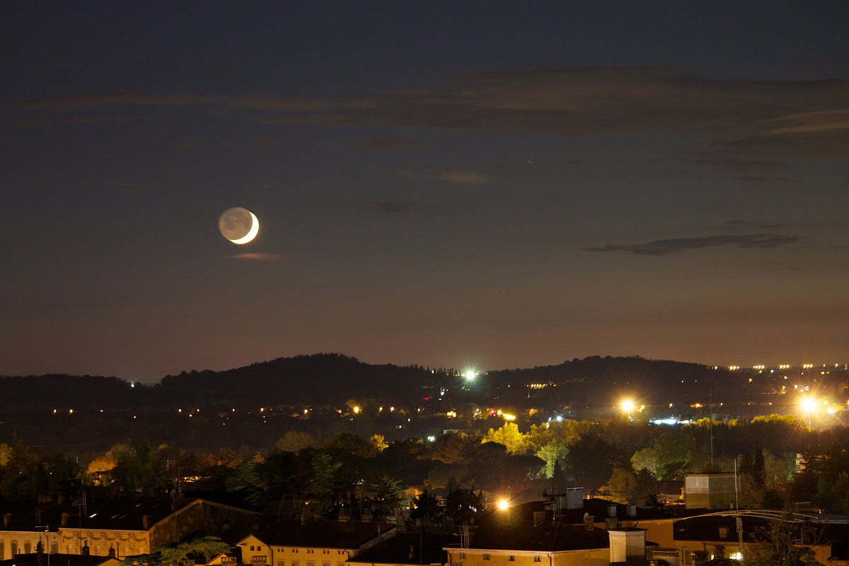 La luna dalla mia finestra...