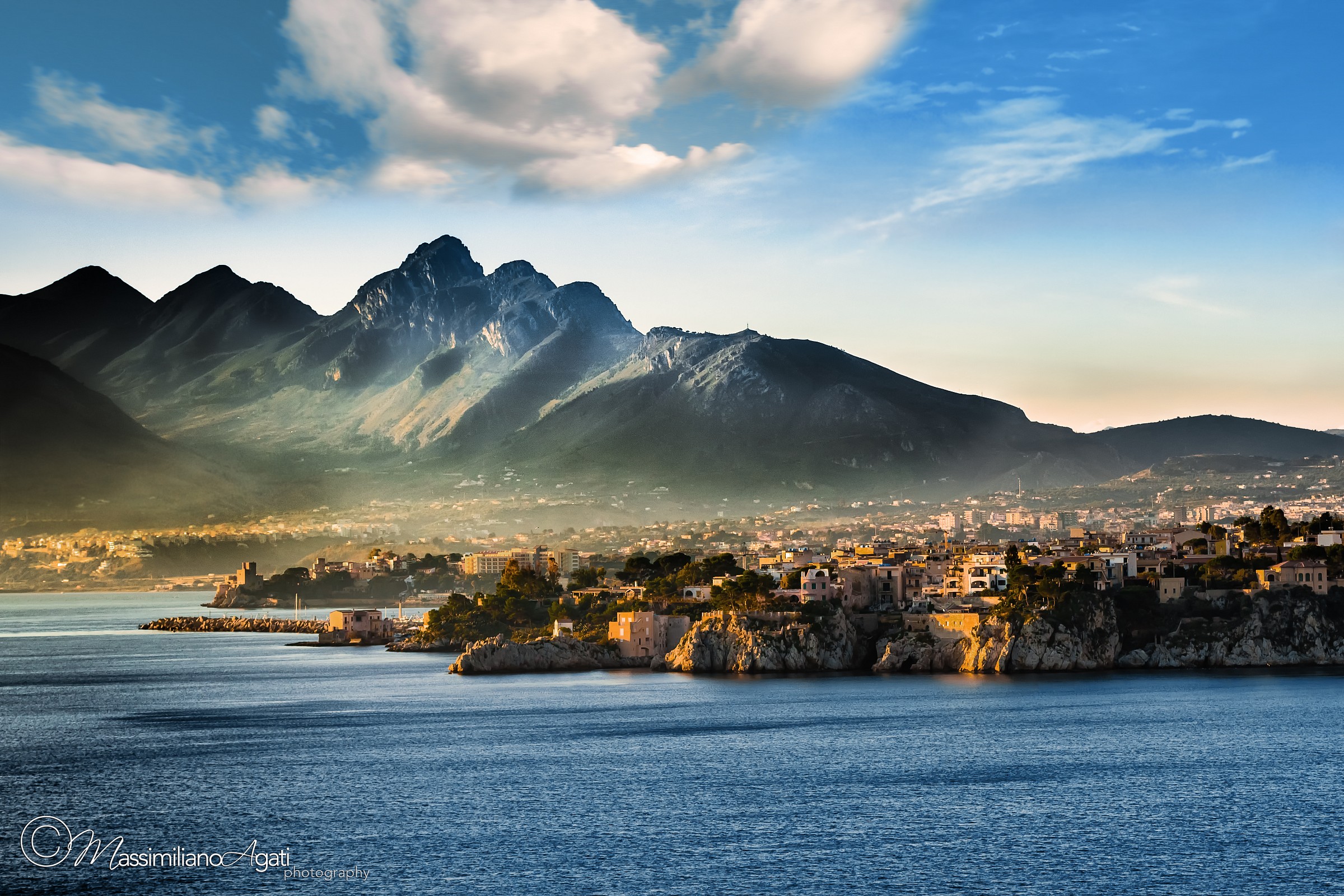 A seascape on the coast of Sicily (Italy)...