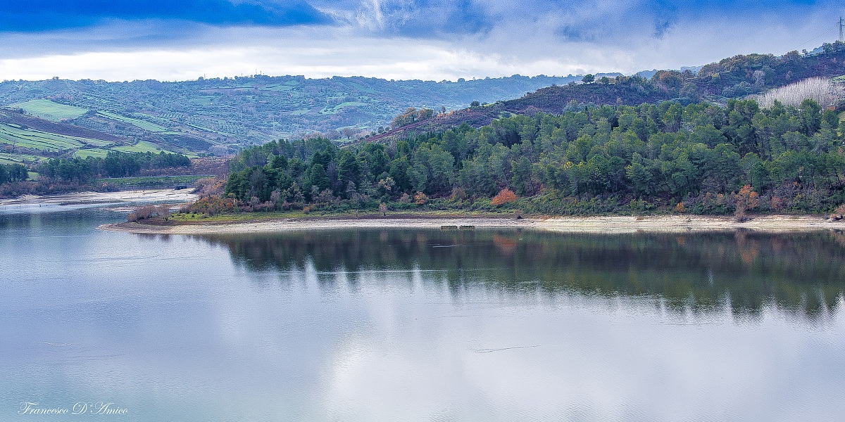 Reflections on dam Angitola...