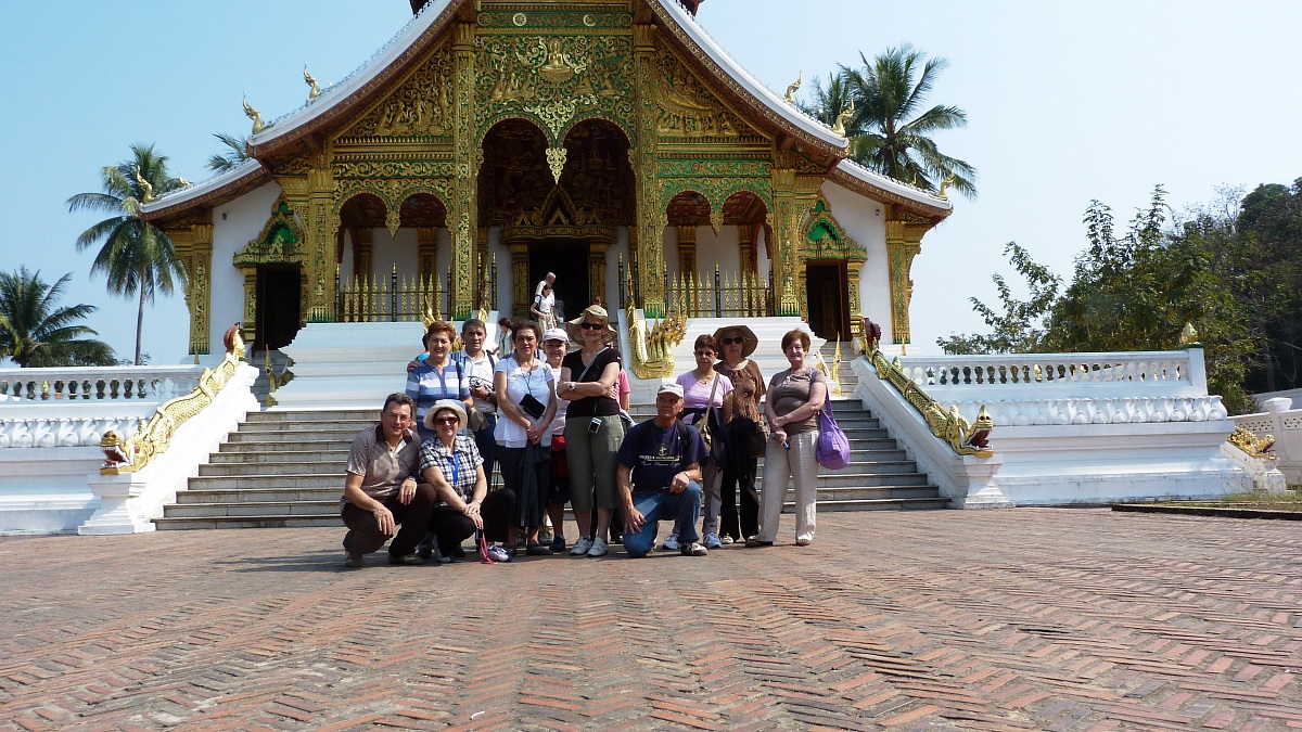 Buddhist Temple Royal Palace in Luang Prabang...