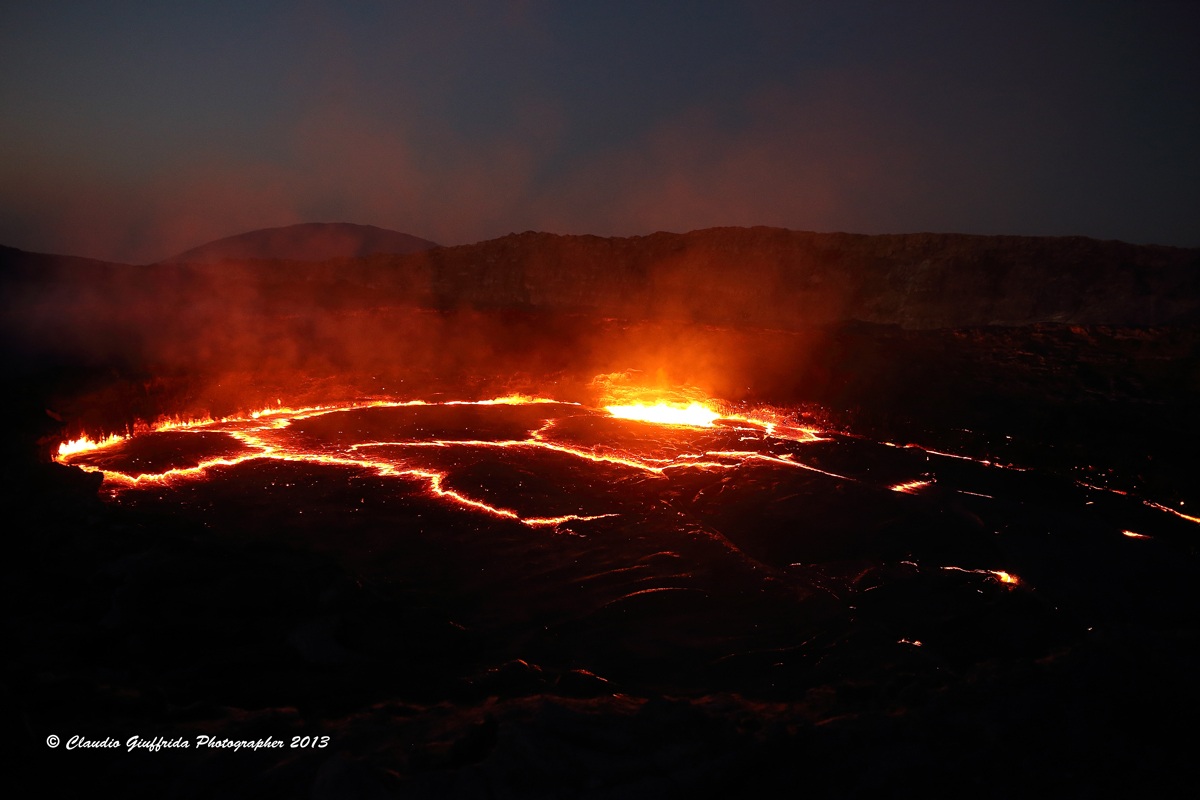 The lava lake of Erta Ale...