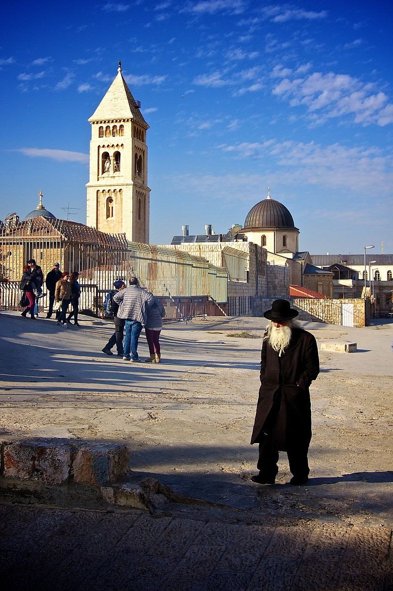 Walking on the rooftops of Jerusalem...