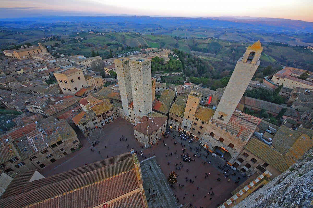 San Gimignano from above...