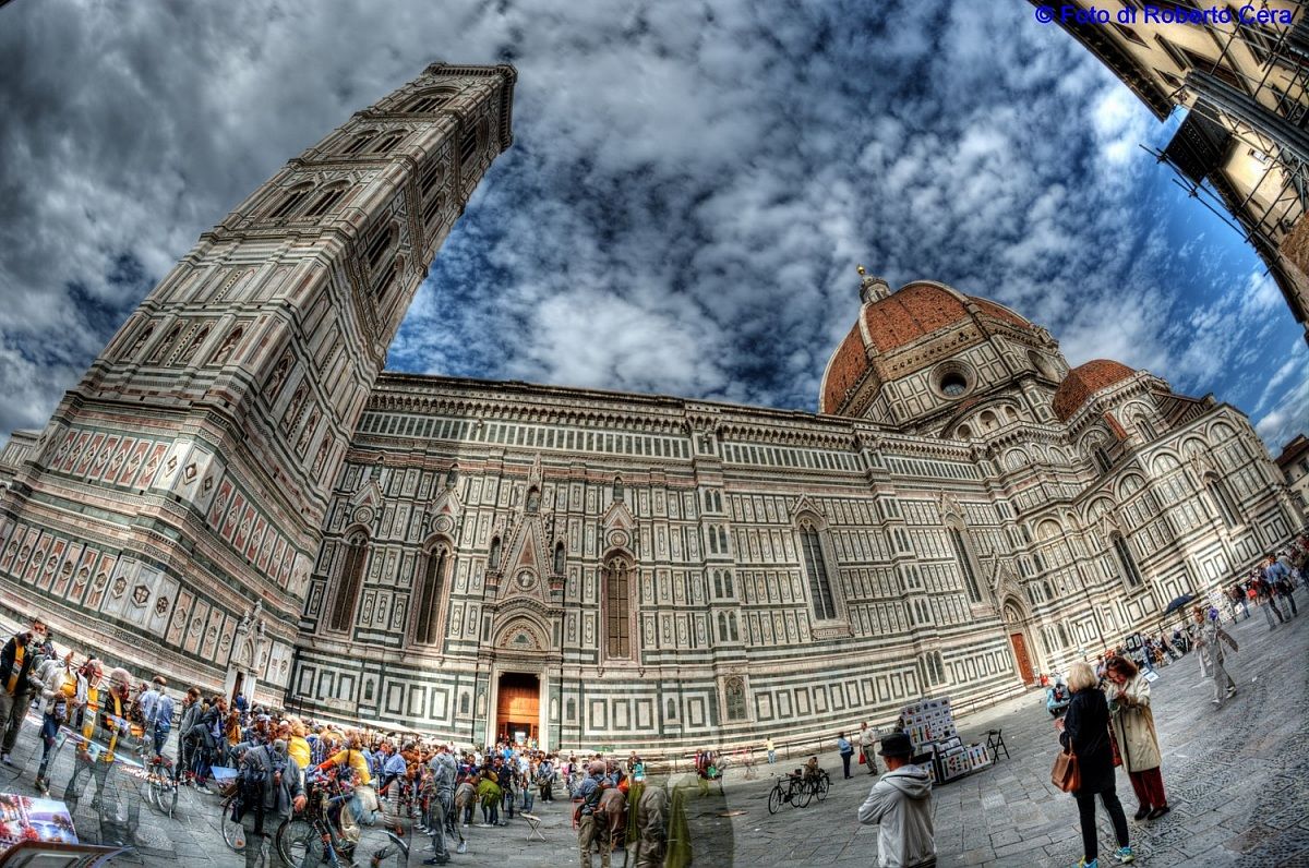 Distorted view of florence...