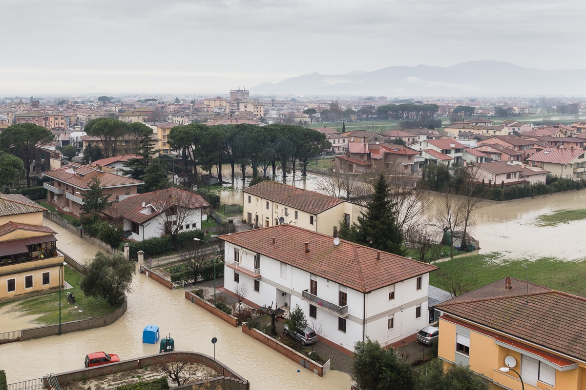 Esondazione fiume Era - Ponsacco (pi)...