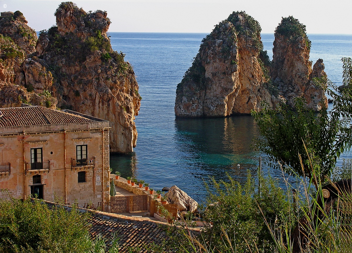House with sea view (tuna Scopello TP)...