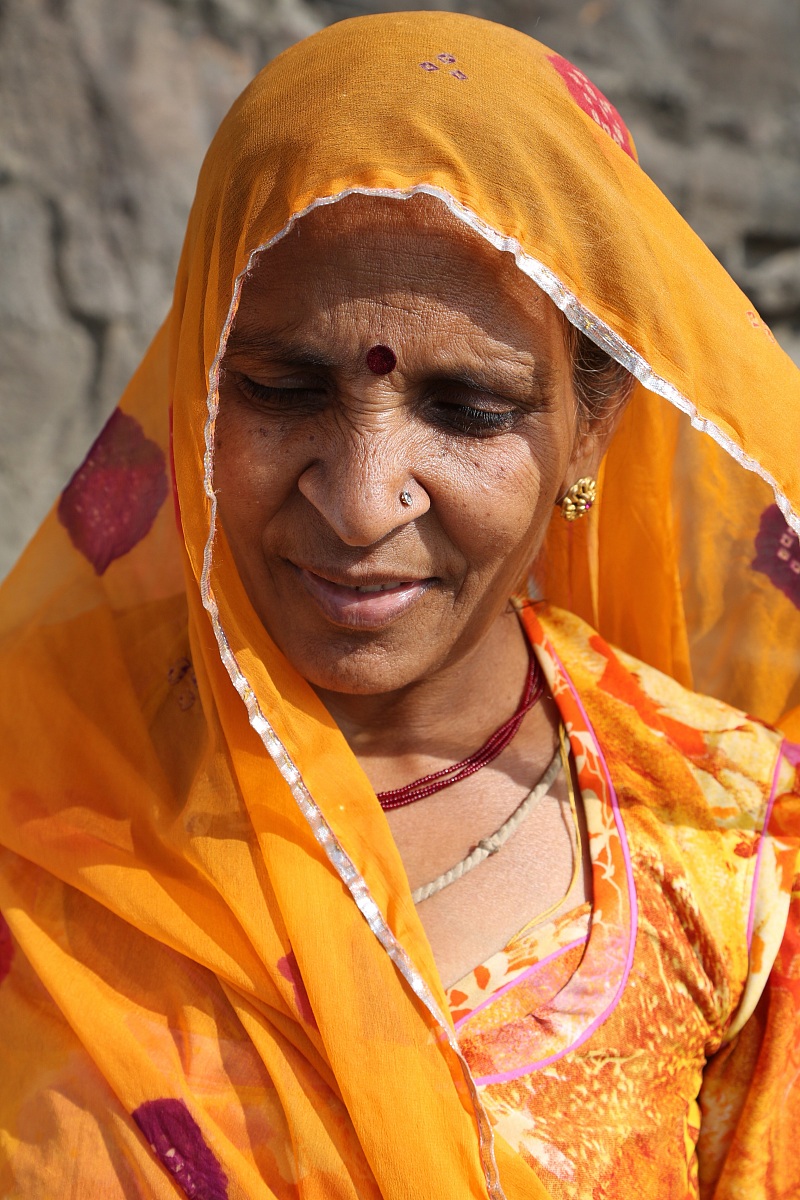 Women with saris...