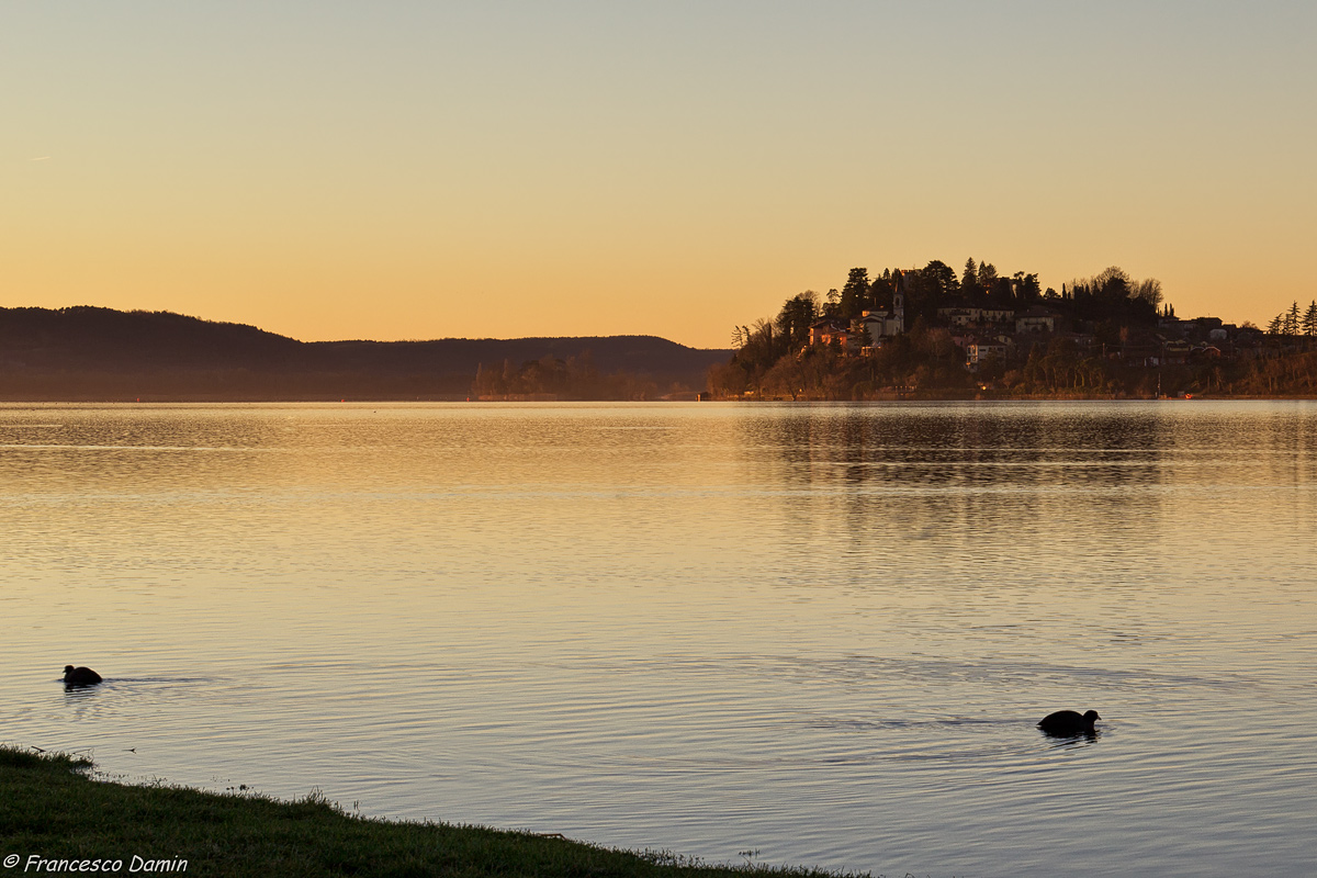 Dawn on lake...