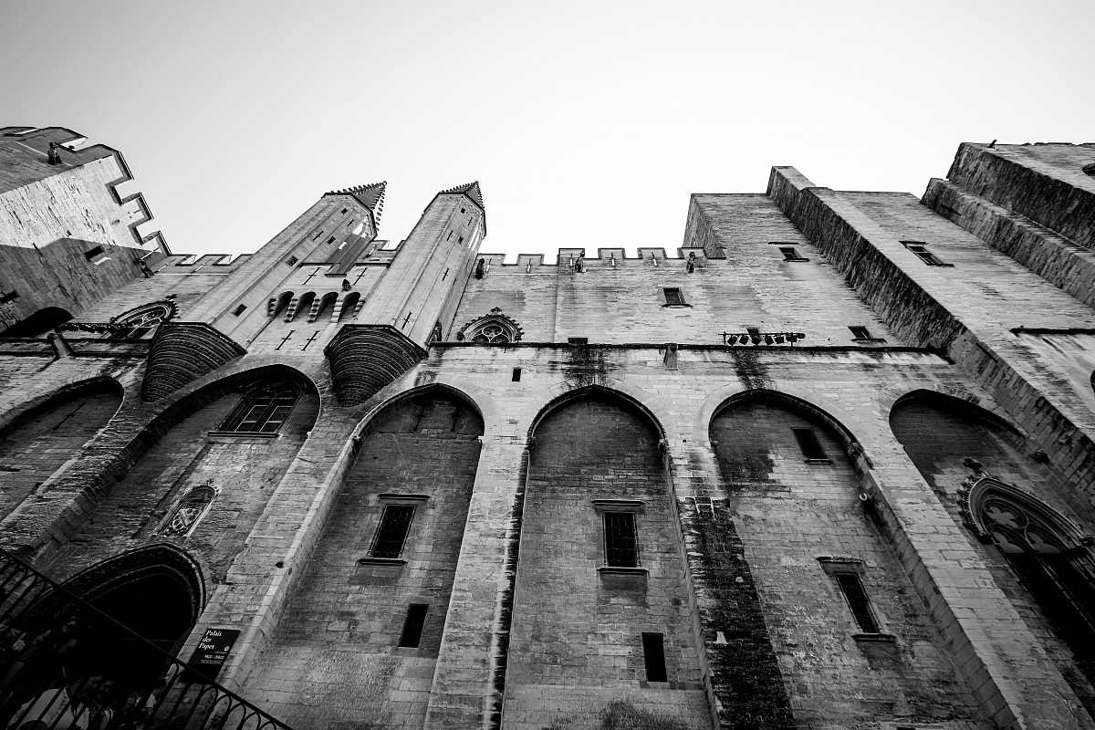 Palace of the Popes in Avignon...