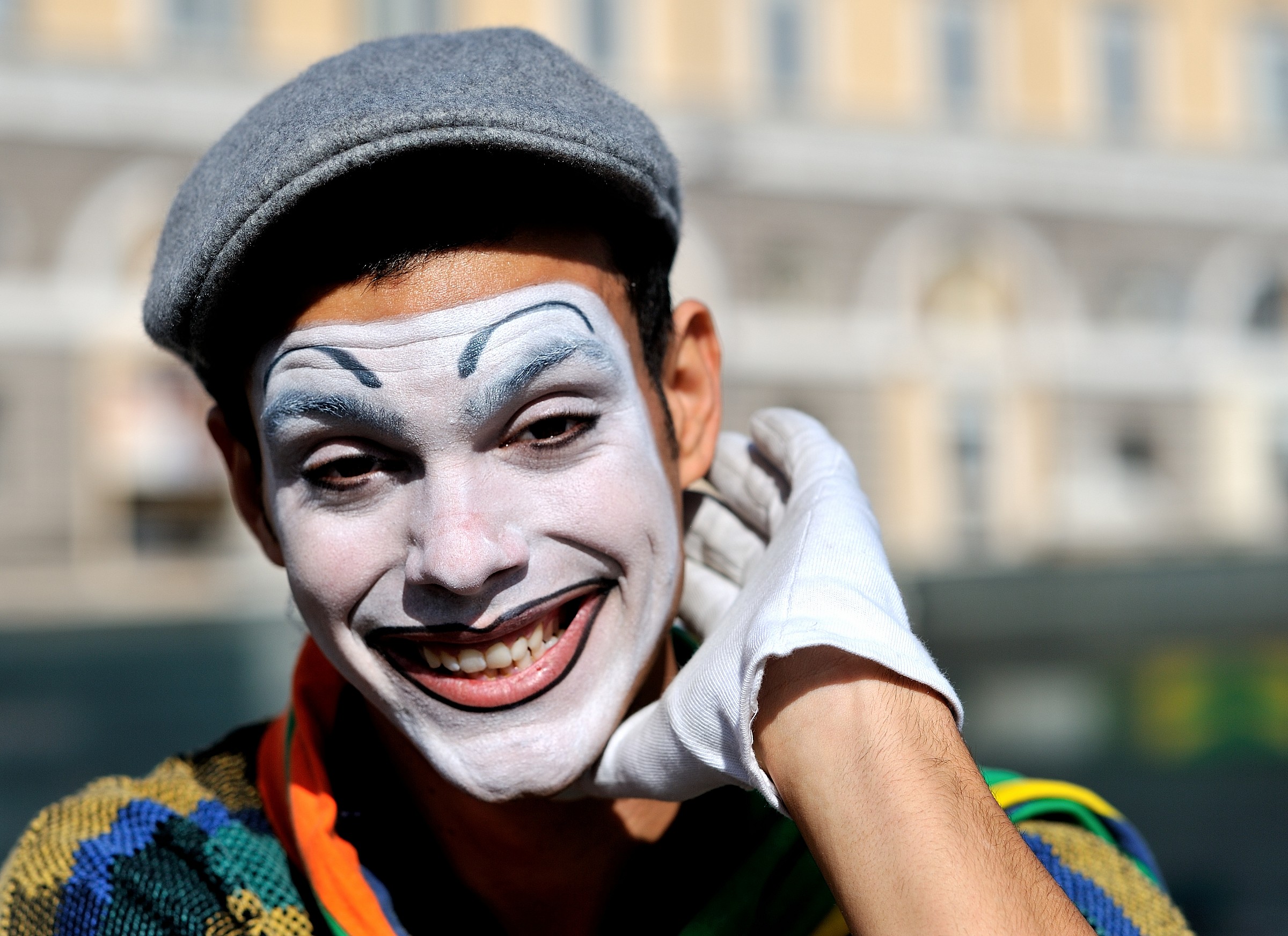 Rome - Piazza del Popolo Clown...
