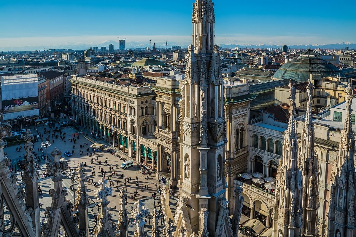 From the roof of the Duomo...