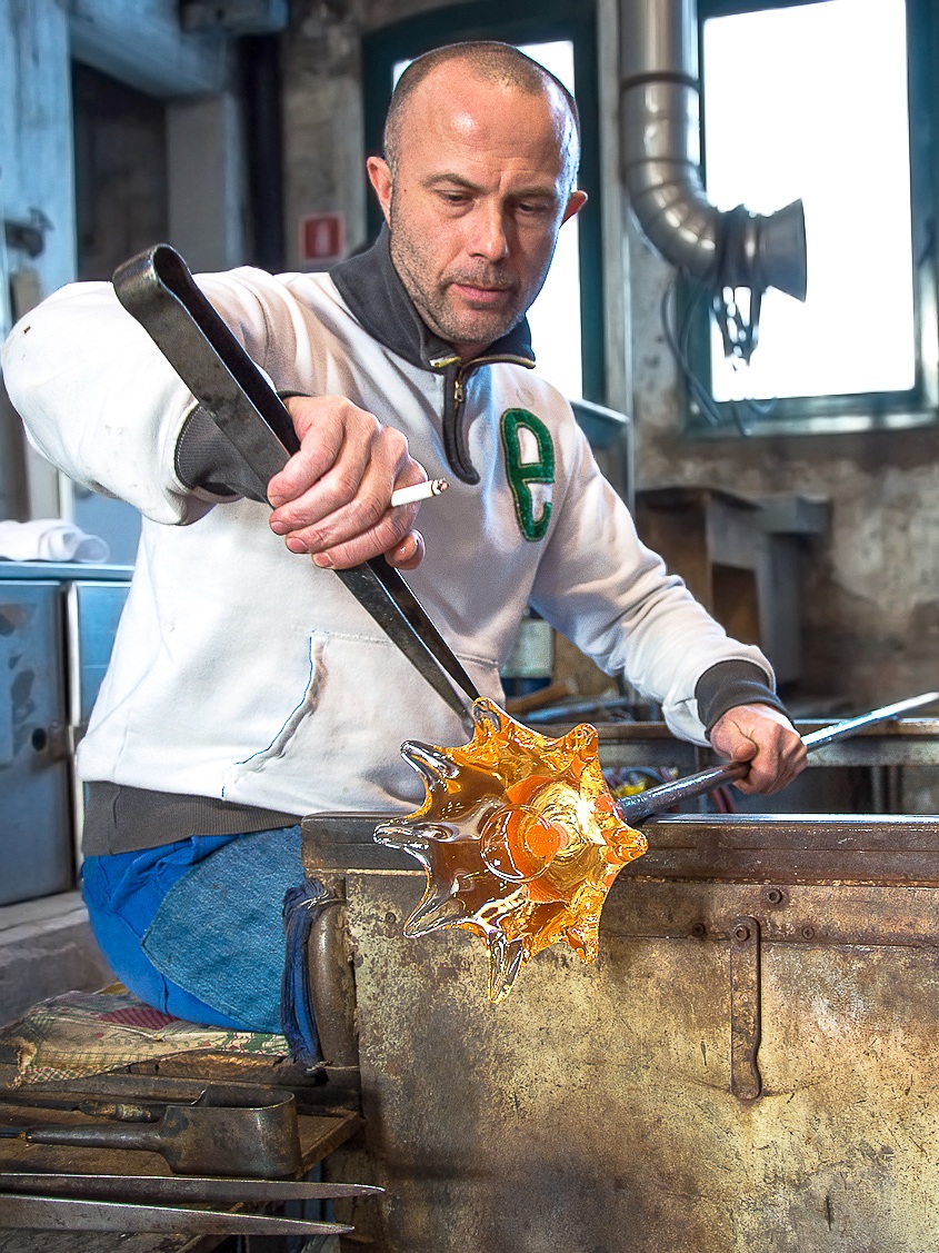 Master glassmaker...