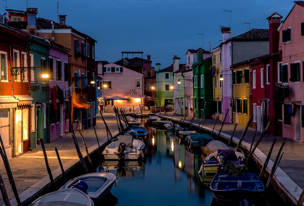 Burano in the evening ......