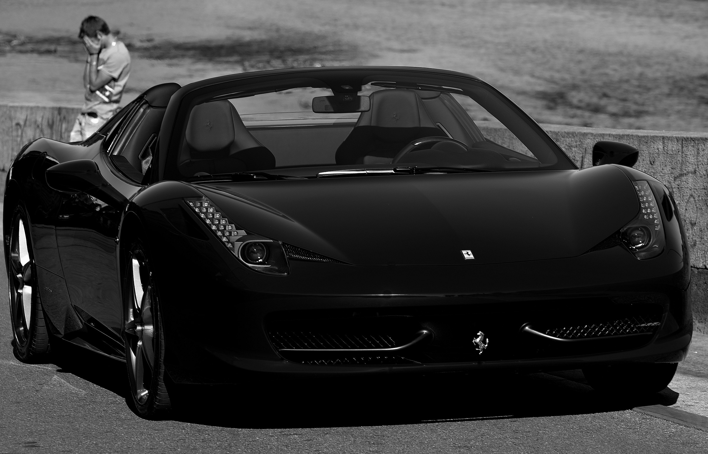 A Ferrari does not give happiness ................