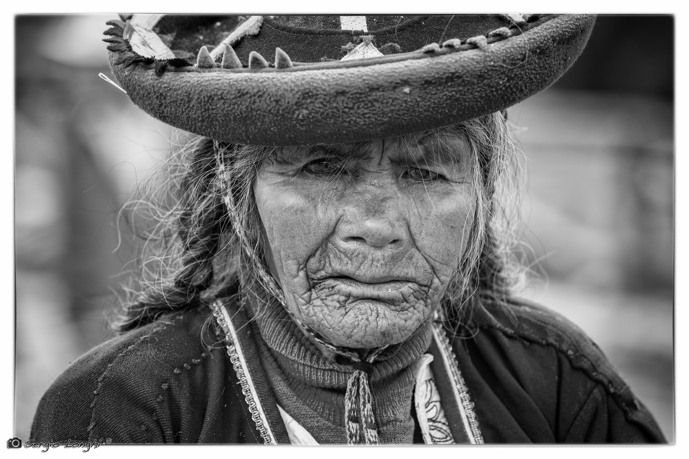 Old peruvian woman...