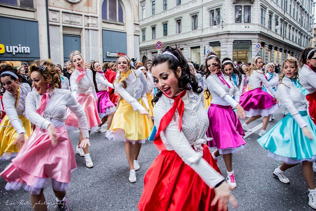 Carnevale in Corso Italia, Trieste...