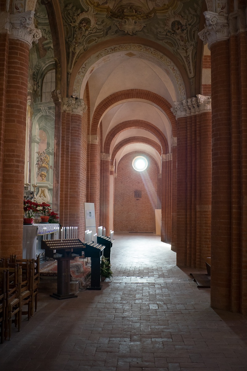 Inside the Abbey of Clairvaux...
