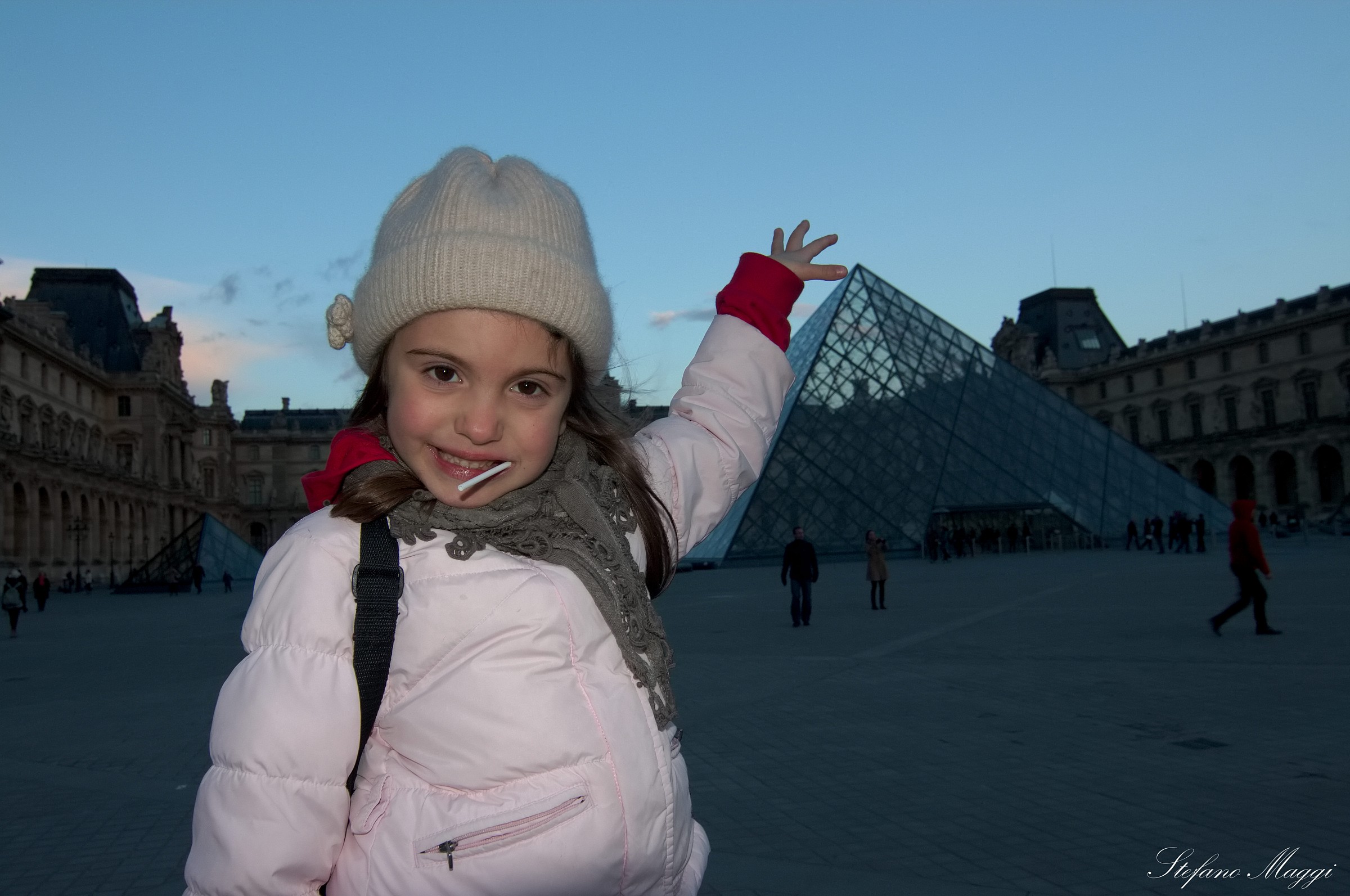 Anna a Louvre...