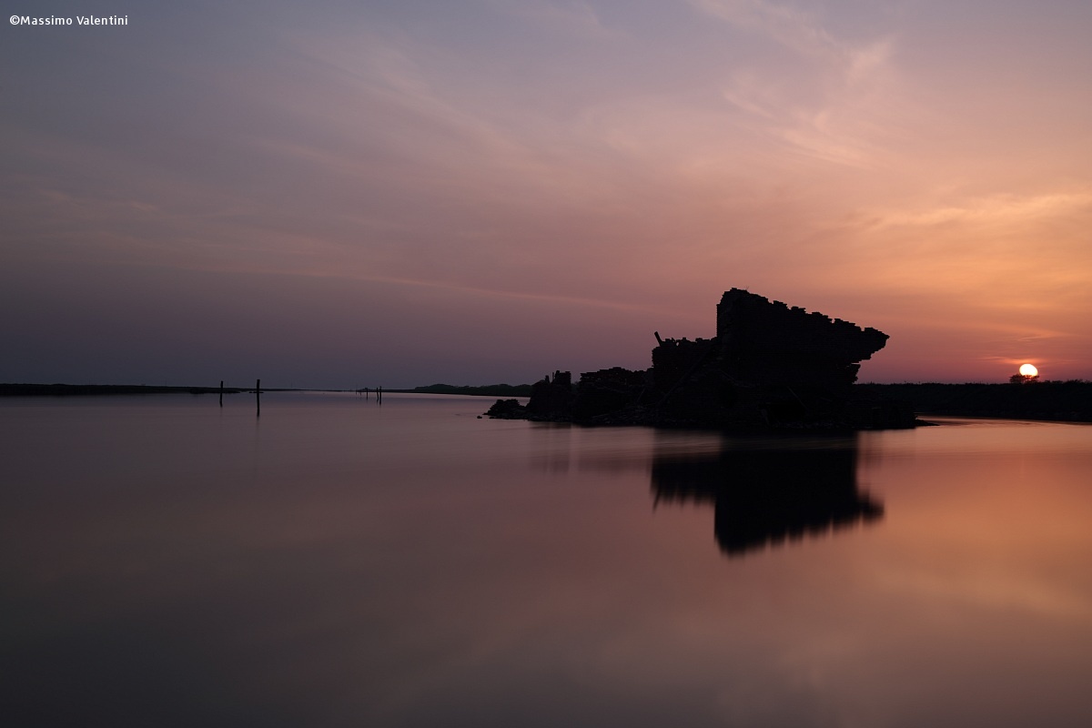 Sunset in Comacchio...